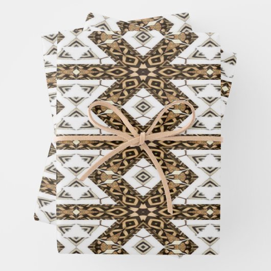 patroon van modder inpakpapier vel (In situ)