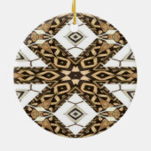 patroon van modder keramisch ornament (Achterkant)