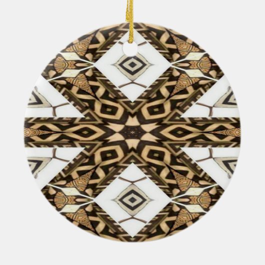 patroon van modder keramisch ornament (Achterkant)