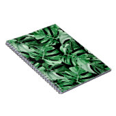 patroon van Monstera-bladeren Notitieboek (Rechterzijde)