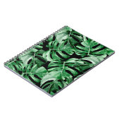 patroon van Monstera-bladeren Notitieboek (Linkerzijde)