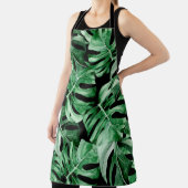 patroon van Monstera-bladeren Schort (Insitu)
