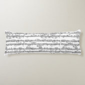 patroon van muzieknoten lichaamskussen (Voorkant)