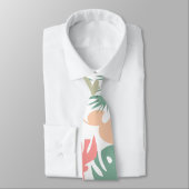 Patroon van naadloze tropische bladeren stropdas (Gebonden)