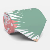 Patroon van naadloze tropische bladeren stropdas (Opgerold)