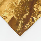 patroon van natuurlijke goudmarmertegels fleece deken (Hoek)