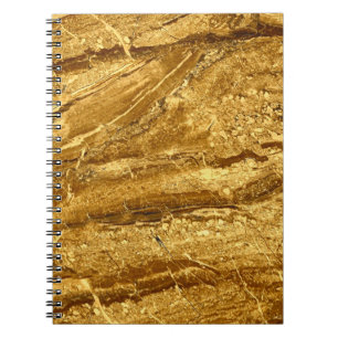 patroon van natuurlijke goudmarmertegels notitieboek