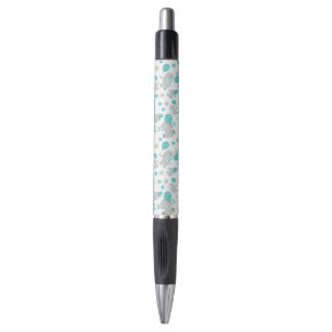 Patroon van olifanten, luifantenblauw - grijs pen