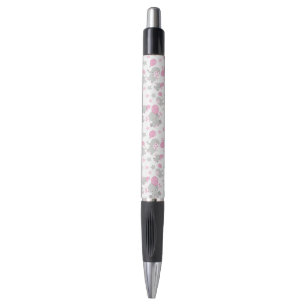 Patroon van olifanten, luifantennepalen - Roze gri Pen
