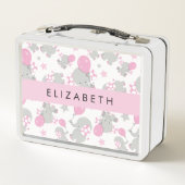 Patroon van olifanten, schattige olifanten, Jouw n (Achterkant)