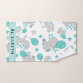 Patroon van olifanten, schattige olifanten, Jouw n Bad Handdoek (Handdoek)
