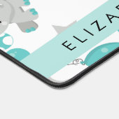 Patroon van olifanten, schattige olifanten, Jouw n Bureaumat (Hoek)