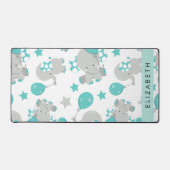 Patroon van olifanten, schattige olifanten, Jouw n Bureaumat (Voorkant)