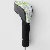 Patroon van olifanten, schattige olifanten, Jouw n Golfheadcover (Schuin)
