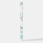 Patroon van olifanten, schattige olifanten, Jouw n iPhone Hoesje (Rechterkant)