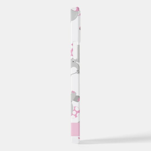 Patroon van olifanten, schattige olifanten, Jouw n iPhone Hoesje (Rechterkant)