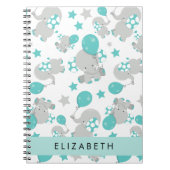 Patroon van olifanten, schattige olifanten, Jouw n Notitieboek (Voorkant)