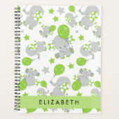 Patroon van olifanten, schattige olifanten, Jouw n Planner (Voorkant)