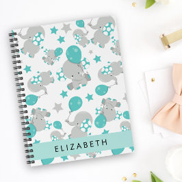 Patroon van olifanten, schattige olifanten, Jouw n Planner