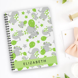 Patroon van olifanten, schattige olifanten, Jouw n Planner