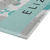 Patroon van olifanten, schattige olifanten, Jouw n Snijplank (Hoek)