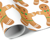 patroon van ontbijtkoek - kerstpapier cadeaupapier (Rol Hoek)