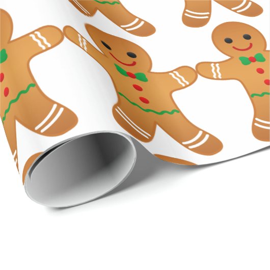 patroon van ontbijtkoek - kerstpapier cadeaupapier (Rol Hoek)