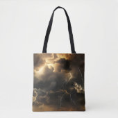 patroon van onweerswolken tote bag (Voorkant)