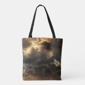 patroon van onweerswolken tote bag (Achterkant)