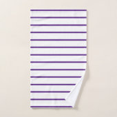 patroon van Paarse decoratieve streep Bad Handdoek (Handdoek)