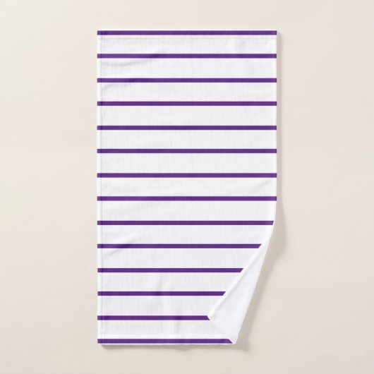 patroon van Paarse decoratieve streep Bad Handdoek (Handdoek)