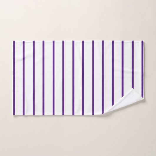 patroon van Paarse decoratieve streep Bad Handdoek (Handdoek)