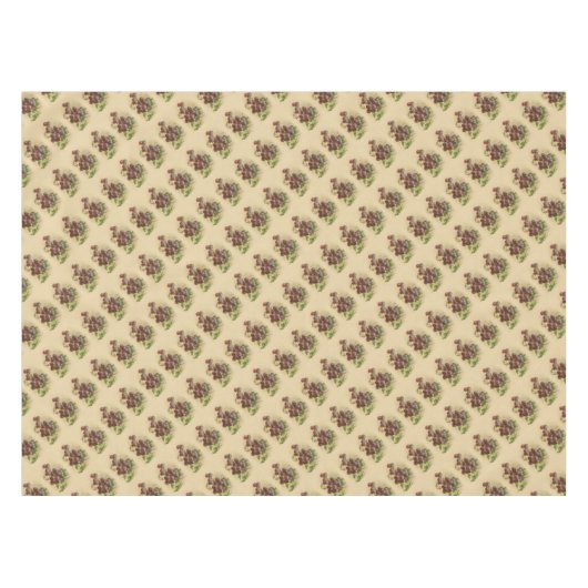  patroon van paarse druiven tafelkleed (Voorkant (Horizontaal))