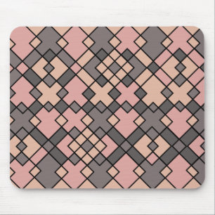 patroon van paarse girale rasters muismat