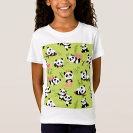 Patroon van Panda 3 T-shirt