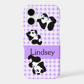 Patroon van panda's