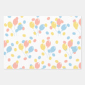 patroon van papieronmiddellijke verpakking van 3 v inpakpapier vel (Voorkant 2)