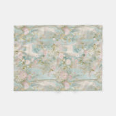 Patroon van Pastel Lama Fleece Deken (Voorkant (Horizontaal))