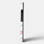 Patroon van pastelhartsstrings | Schattigee minima Case-Mate iPhone Case (Achterkant / Links)