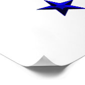 Patroon van patriottische sterren poster (Hoek)