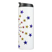 Patroon van patriottische sterren thermosbeker (Geroteerd rechts)