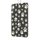 Patroon van Paws, Paw Prints, zwart en wit Luchtverfrisser (Links)