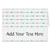 Patroon van pijlen, kleurrijke pijlen, gevulde pij (Voorkant Horizontaal)