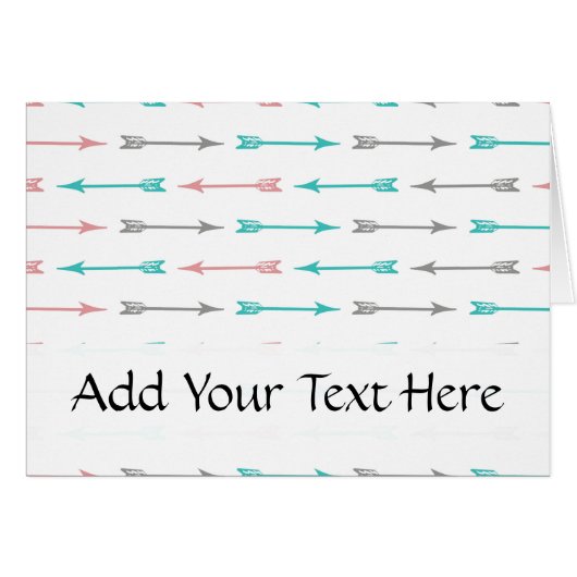 Patroon van pijlen, kleurrijke pijlen, gevulde pij (Voorkant Horizontaal)