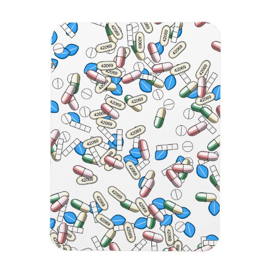 Patroon van pillenstrooisel magneet (Verticaal)