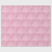 patroon van poedersuiker op roze cadeaupapier (Vlak)