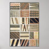 Patroon van polynesiaanse tapa van Cook's Poster (Voorkant)