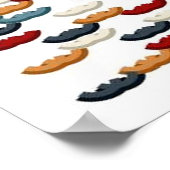 Patroon van polynomen Functie Poster (Hoek)