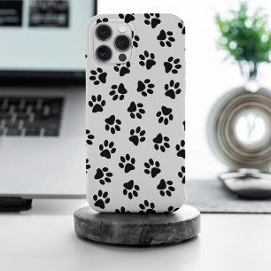 Patroon Van Pootafdrukken, Hondenpoten, Zwarte Poo iPhone 15 Pro Max Case