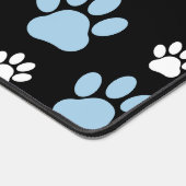 Patroon van poten, blauwe poten, reuzenpoten, dier bureaumat (Hoek)